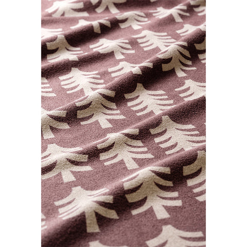 Original Towel: Fresh Pines/Burgundy Beige