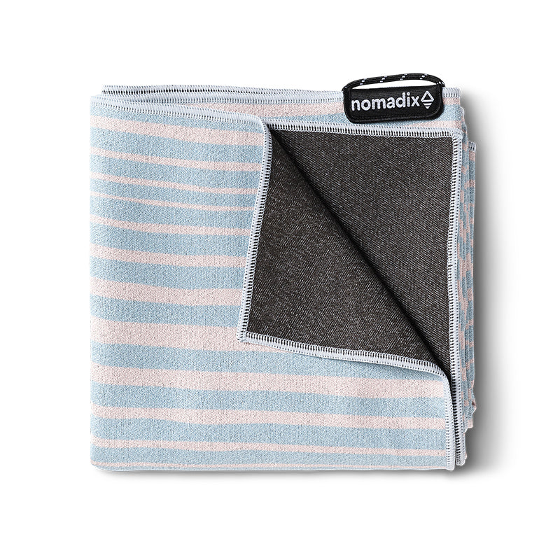 Original Towel: HRTG Stripe/Warm Blue