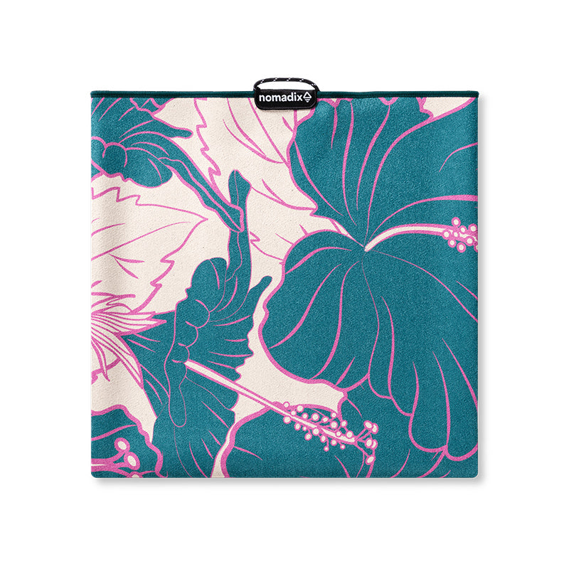 Original Towel: Hibiscus/Teal Ocean