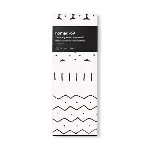 Original Towel: Mud Cloth/White
