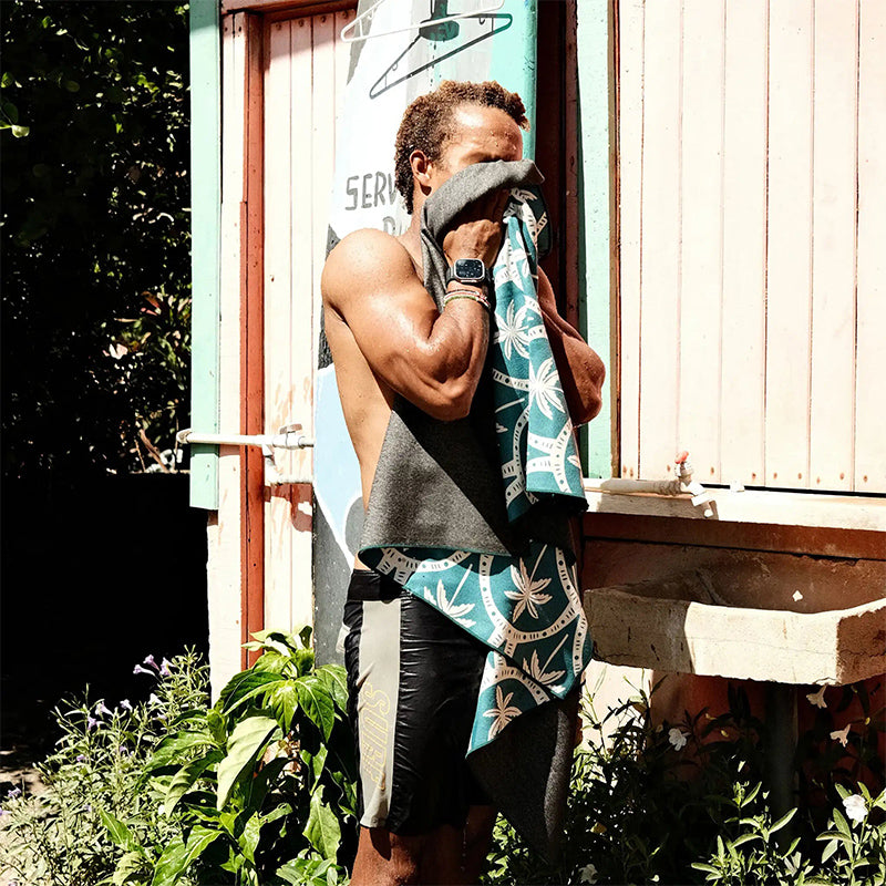 Original Towel: Palm Resort/Teal Ocean