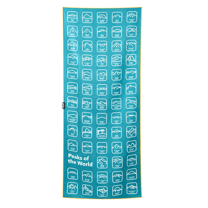 Original Towel: Peaksof W/Teal Ocean