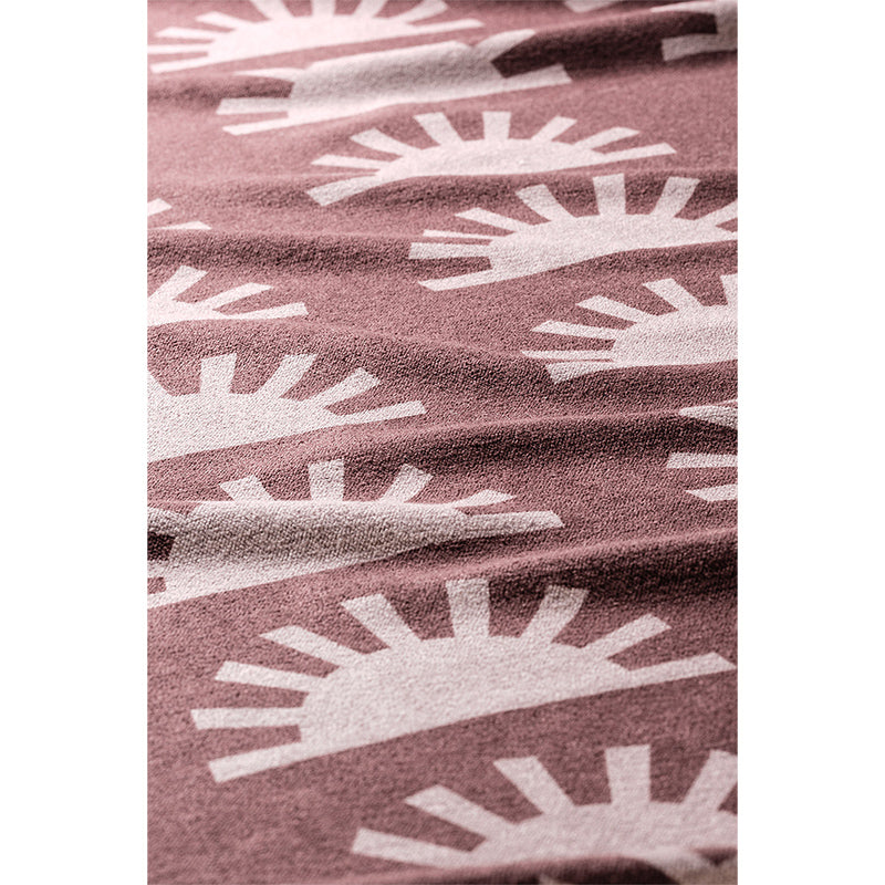 Original Towel: Sunshine/Burgundy