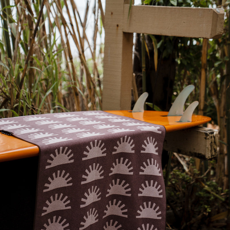 Original Towel: Sunshine/Burgundy