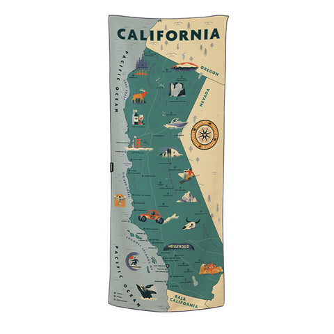 Original Towel: California Map2